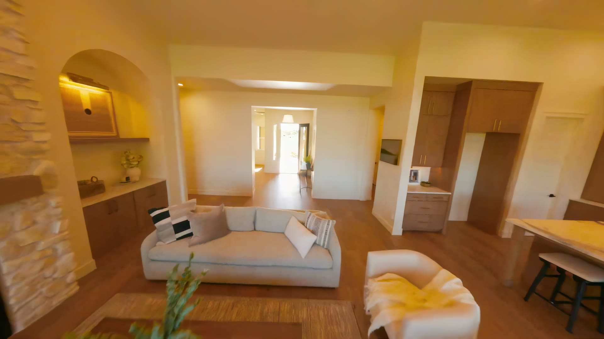 Living room from the entry