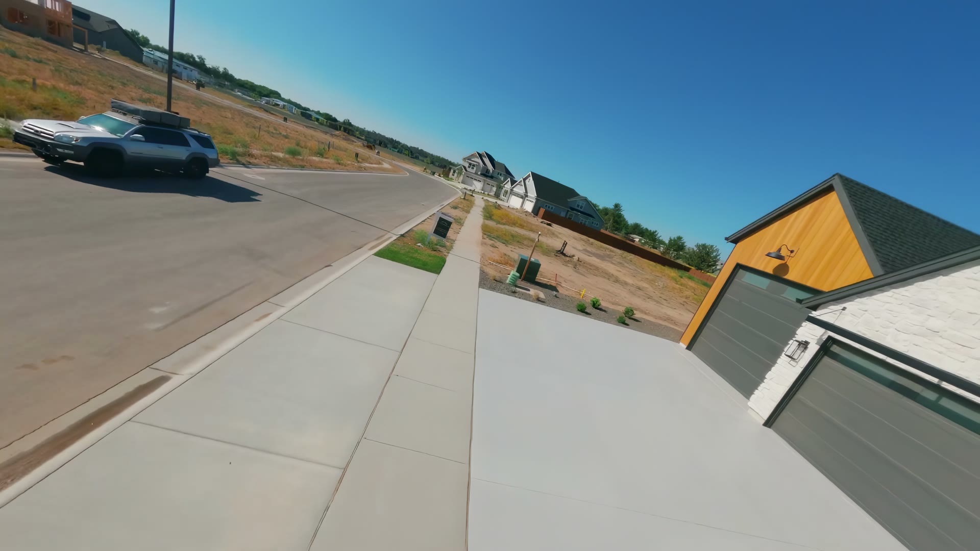 Front exterior and driveway
